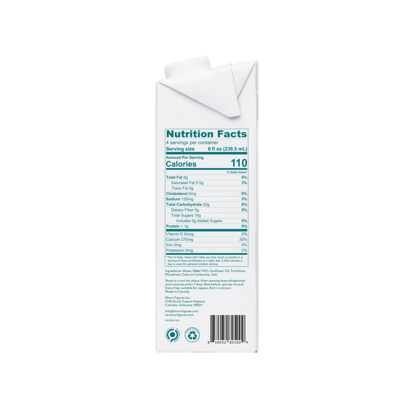 Minor Figures Oat Milk