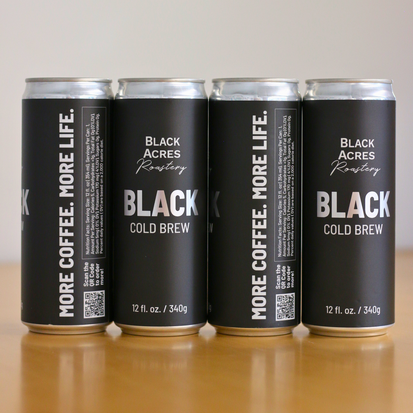 Black Cold Brew Coffee Can - Mexico
