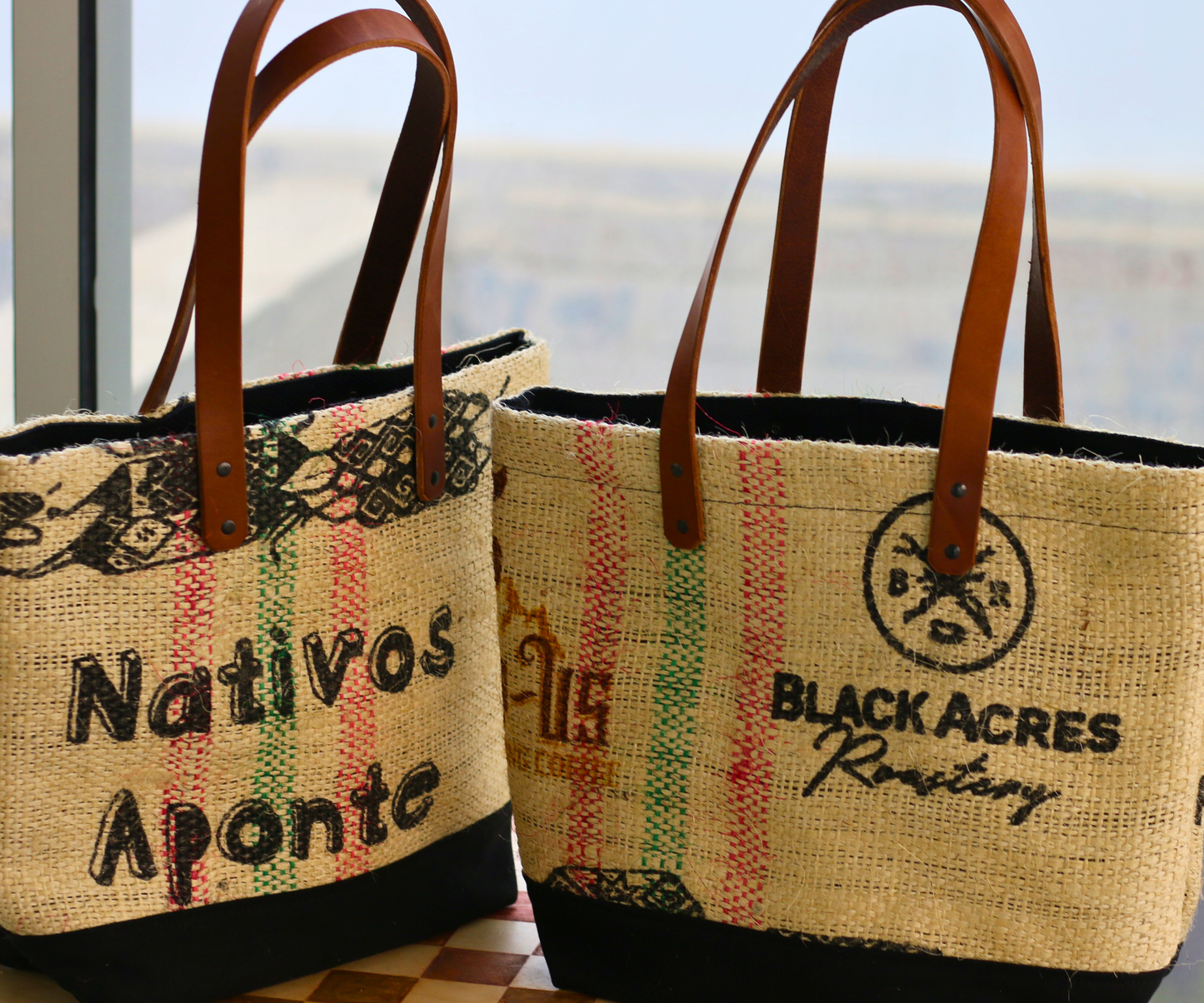 BAR x SewLab Custom Burlap Tote