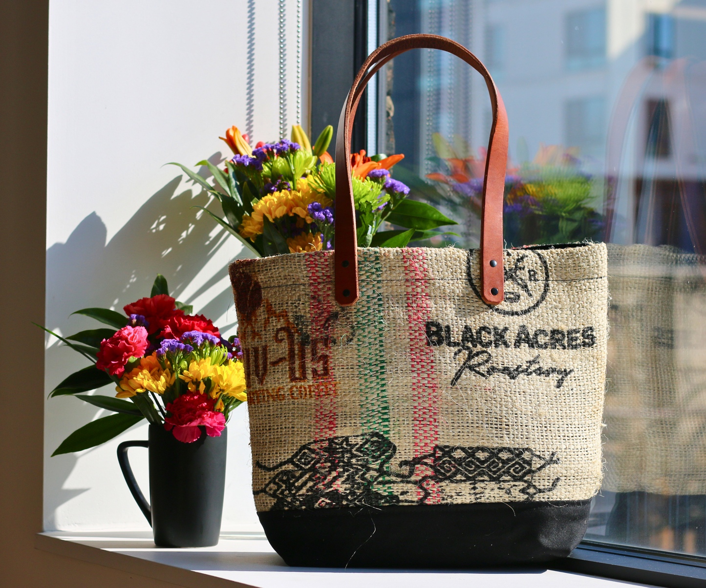 BAR x SewLab Custom Burlap Tote