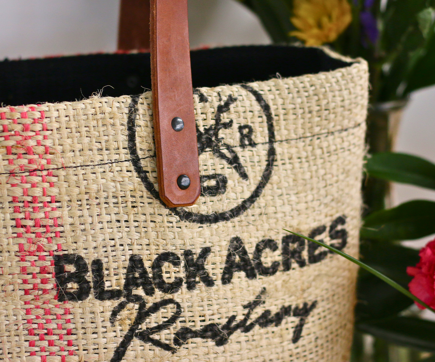 BAR x SewLab Custom Burlap Tote