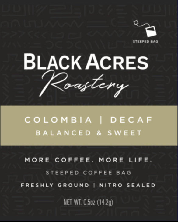 Colombia Decaf x Single Serve Steeped Bags