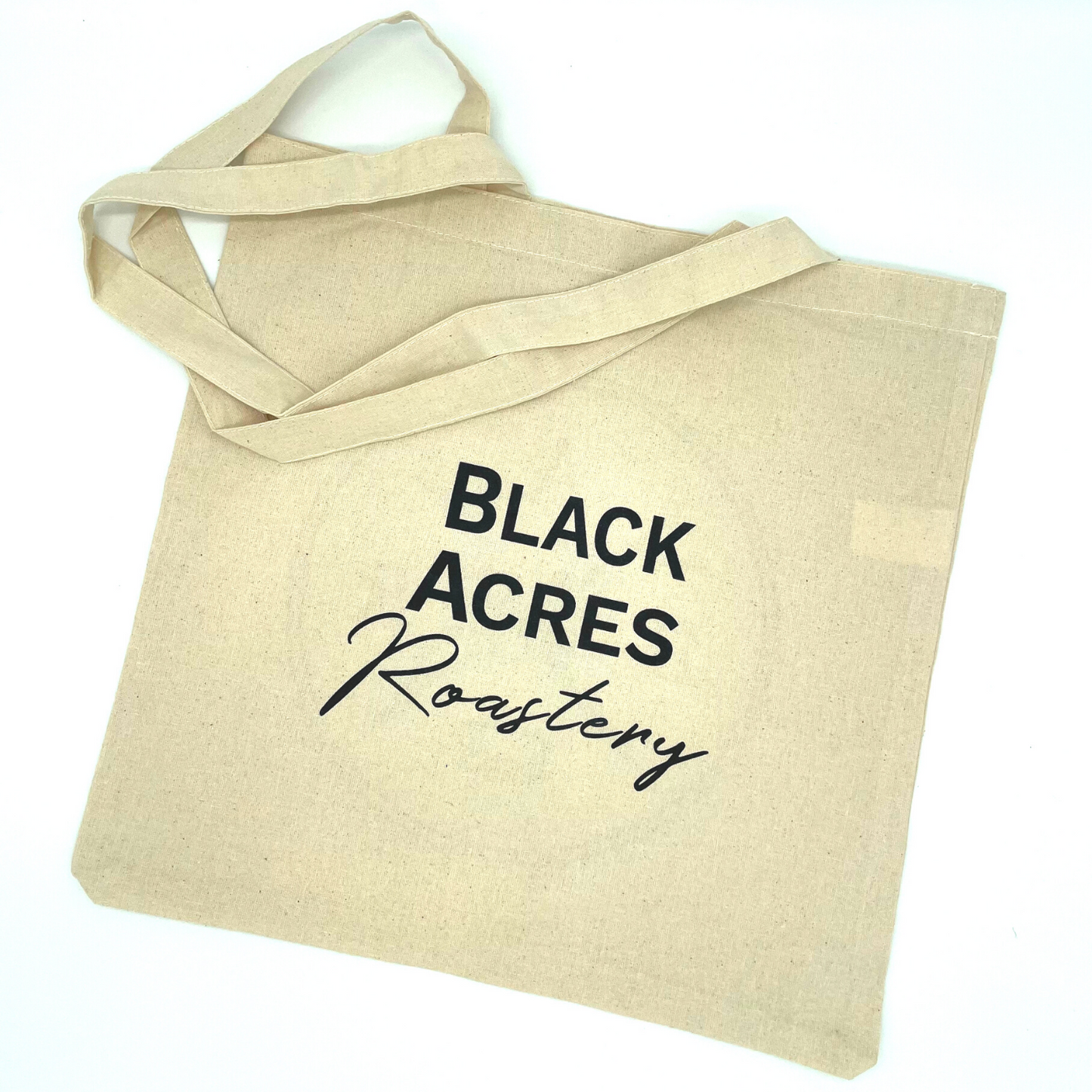 Black Acres Canvas Tote Bag